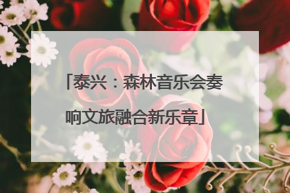 泰兴：森林音乐会奏响文旅融合新乐章