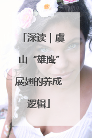 深读｜虞山“雄鹰”展翅的养成逻辑