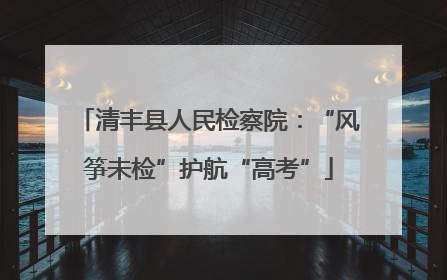 清丰县人民检察院：“风筝未检”护航“高考”