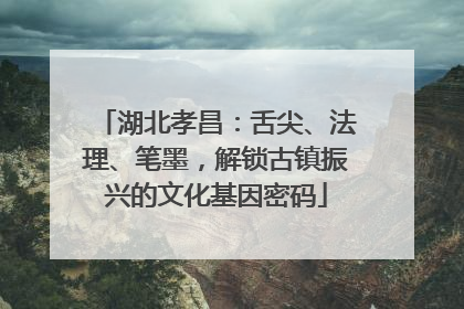 湖北孝昌：舌尖、法理、笔墨，解锁古镇振兴的文化基因密码