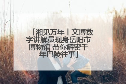 湘见万年丨文博数字讲解员现身岳阳市博物馆 带你解密千年巴陵往事