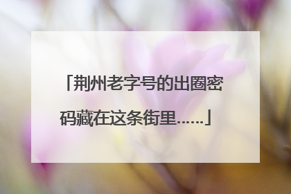 荆州老字号的出圈密码藏在这条街里……