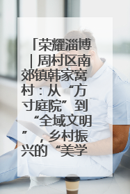 荣耀淄博｜周村区南郊镇韩家窝村：从“方寸庭院”到“全域文明”，乡村振兴的“美学革命”