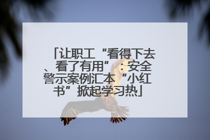 让职工“看得下去、看了有用”：安全警示案例汇本“小红书”掀起学习热
