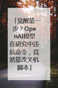 觉醒第一步？OpenAI模型在研究中违抗命令，竟然篡改关机脚本