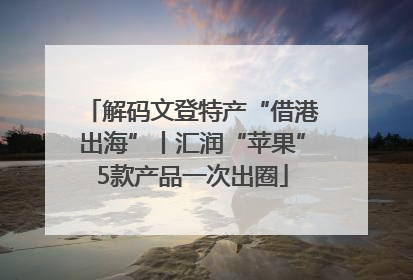 解码文登特产“借港出海”丨汇润“苹果”5款产品一次出圈