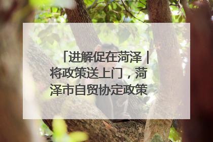 进解促在菏泽｜将政策送上门，菏泽市自贸协定政策专题宣讲会召开