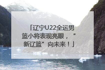 辽宁U22全运男篮小将表现亮眼，“新辽篮”向未来！
