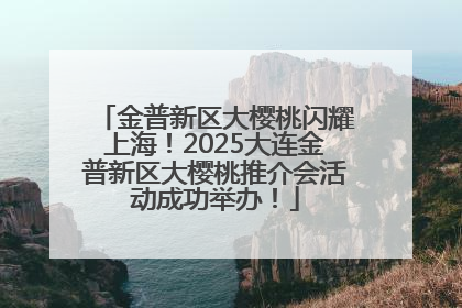 金普新区大樱桃闪耀上海！2025大连金普新区大樱桃推介会活动成功举办！