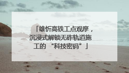 雄忻高铁工点观摩，沉浸式解锁无砟轨道施工的 “科技密码”