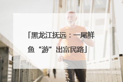 黑龙江抚远：一尾鲜鱼“游”出富民路