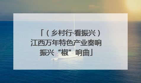 （乡村行·看振兴）江西万年特色产业奏响振兴“椒”响曲