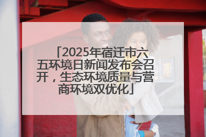 2025年宿迁市六五环境日新闻发布会召开，生态环境质量与营商环境双优化