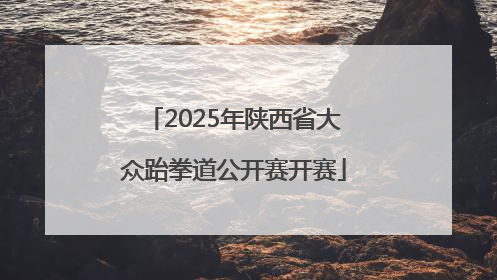 2025年陕西省大众跆拳道公开赛开赛