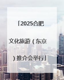 2025合肥文化旅游（东京）推介会举行