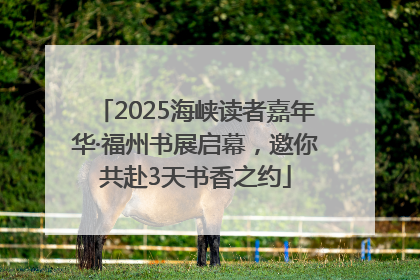 2025海峡读者嘉年华·福州书展启幕，邀你共赴3天书香之约